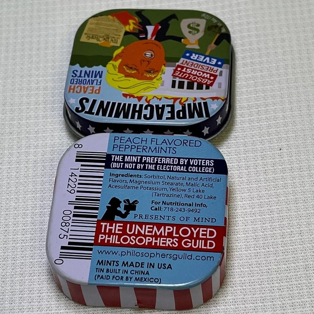 The Unemployed Philosophers Guild impeachmints peach
